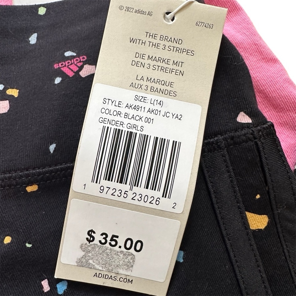 Adidas Girls Tank and Leggings Set Size L NWT - Picture 15 of 16